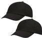 Jumada Inspirion Gmbh Baseballcap / pet Outdoor - 10x - 5 panels - zwart - volwassenen - klittenbandsluiting - katoen