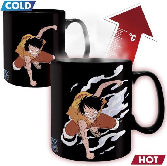 Abst ONE PIECE - Mok Heat Change 460 ml - Luffy & Ace