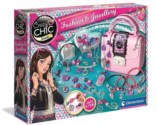 Clementoni Crazy Chic Sieraden Maken Kit met Handtas