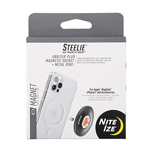 Nite Ize Steelie Orbiter Plus - Autohouder - iPhone 12 / Mini/Pro Max - Zwart