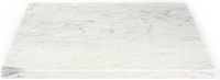 Saniclass Dia Wastafelblad - 60x46cm - Marmer - Wit Gepolijst