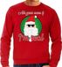 Bellatio Decorations Shoppartners Bv Foute Kersttrui / sweater - ask your mom í am real - rood voor heren - kerstkleding / kerst outfit S