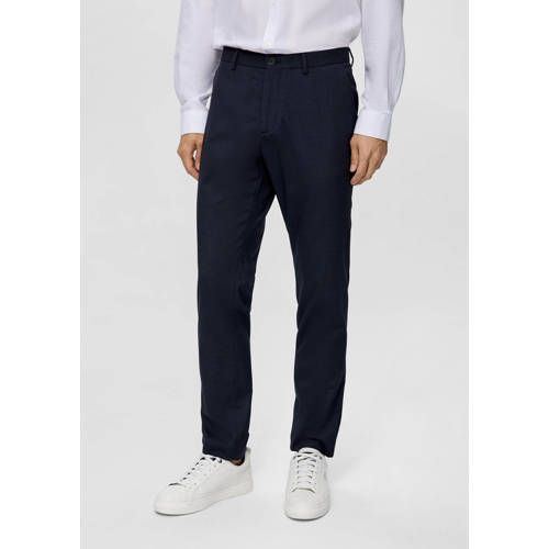s.Oliver BLACK LABEL slim fit pantalon marine