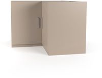 Wasophoogte® Keukenkast - Onderkast keuken - Module N6 - 1300(D)*1300(B)*910(H) mm - Taupe