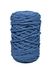 Rayher Braidy 42010372 Recycling garen, gevlochten, 4 mm, jeansblauw, 250 g, 60 m