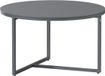 4 Seasons Outdoor Valetta koffietafel Antraciet Metaal Rond 58.5 cm