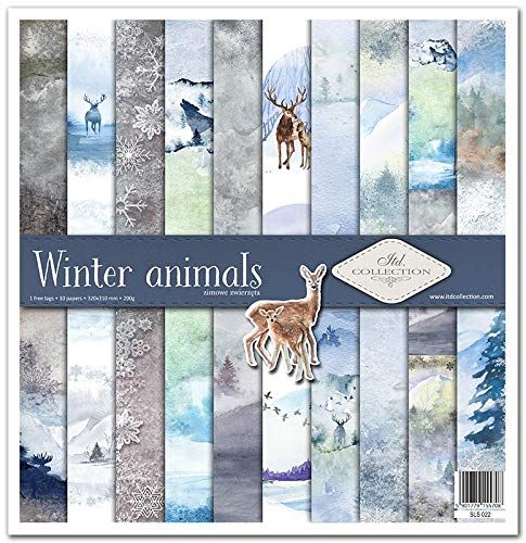 ITD Collection Scrapbooking Kit - Paper for Scrapbooking, Decorative Paper, Decoupage, Card Making - 310 x 320 mm (SLS-022)