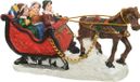 Lumineo Beeldje - Slee met Paard - 12 cm - Polyresin - Kerstbeeldje