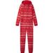 ESMARA® Combinaison en polaire pour femme (rouge, XL(46/48))
