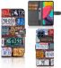 B2Ctelecom Book Case voor Samsung Galaxy M53 met foto Kentekenplaten