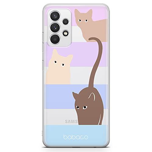 ERT GROUP mobiele telefoonhoesje voor Samsung A32 4G LTE - Babaco Cats 014