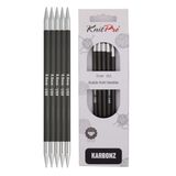 KnitPro 20 cm x 1 mm Karbonz dubbele puntige naalden