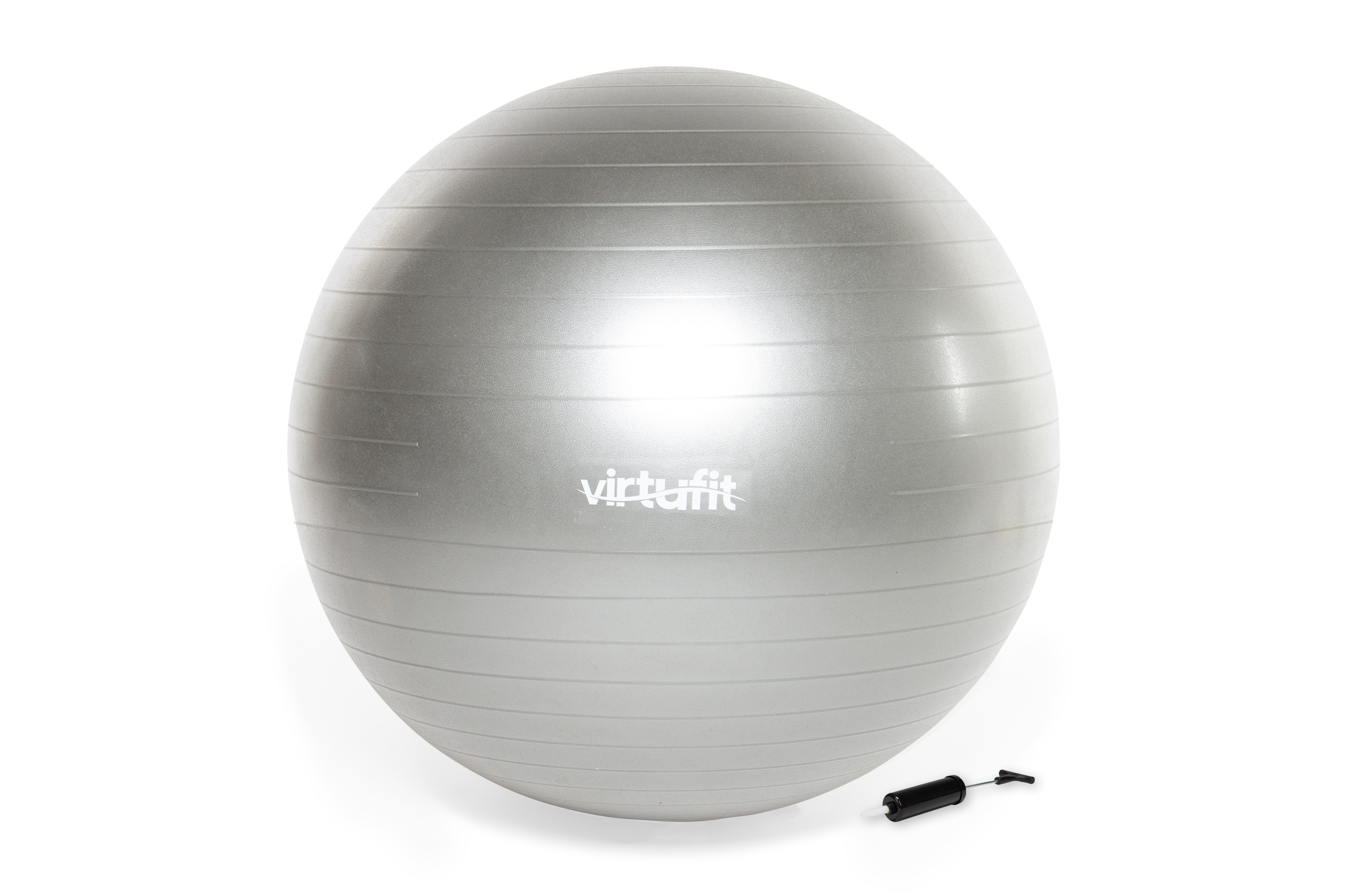 Virtufit Anti-Burst Fitnessbal Gymbal Grijs 45 cm met Pomp