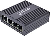 InLine USB-A 3.2 Gen.1 naar 4x RJ45 Gigabit Ethernet-adapter