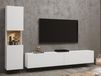Mobistoxx Mur tv-hifi AVATAR 3 portes blanc avec led