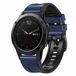By Qubix Qubix - 22mm Quickfit Horlogebandje Leer & Siliconen - Blauw - Geschikt voor Garmin Fenix 9 / 9 Pro (47mm)