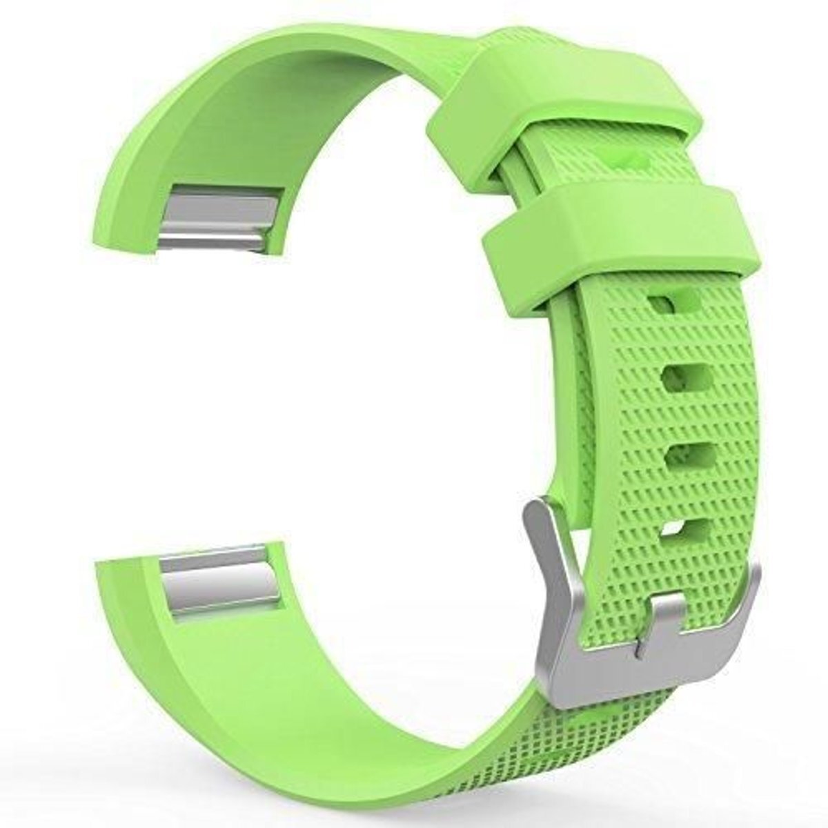 Rebl Siliconen polsbandje voor de Fitbit Charge 2 Maat S - Groen