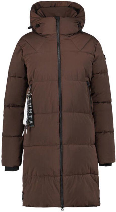 LUHTA EISELE Women's Coat - Dark Brown - Size 40 - Winter 2025