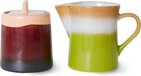 HKliving 70's Ceramic Milk and Sugar Set - Multi