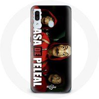 Maniacase Hoesje voor Samsung Galaxy A20e La casa de papel Het masker van Dali