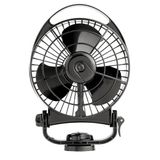SEEKR Bora II Cabineventilator, 12/24 V, 3-traps DC-ventilator voor boot en camper, compact, stil en energiezuinig, touch-bediening, zwart