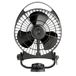 SEEKR Bora II Cabineventilator, 12/24 V, 3-traps DC-ventilator voor boot en camper, compact, stil en energiezuinig, touch-bediening, zwart