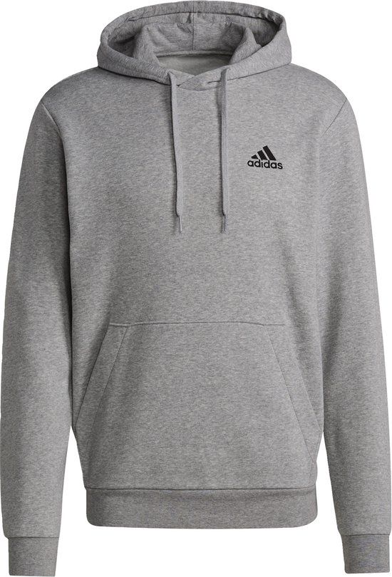 adidas Sportswear Essentials Fleece Hoodie - Men - Grey - M