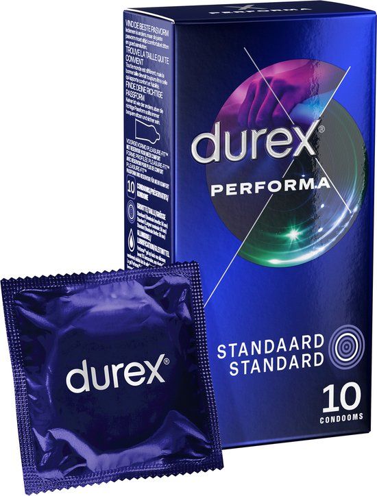 Durex Performa Condooms - 10 stuks - Met Vertragende Gel