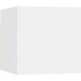 Bol Table De Chevet Blanc 30,5x30x30 Cm Bois D'Ingénierie