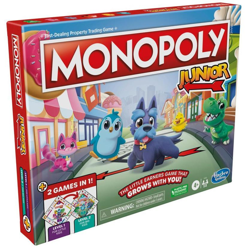 Hasbro Gaming Monopoly Junior 2-in-1