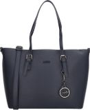 Charm London Birmingham Hand & Schoudertas Shopper 14 inch Laptopvak Ideale School Werk Business Tas - Tote Bag - Dames Tas - Blauw