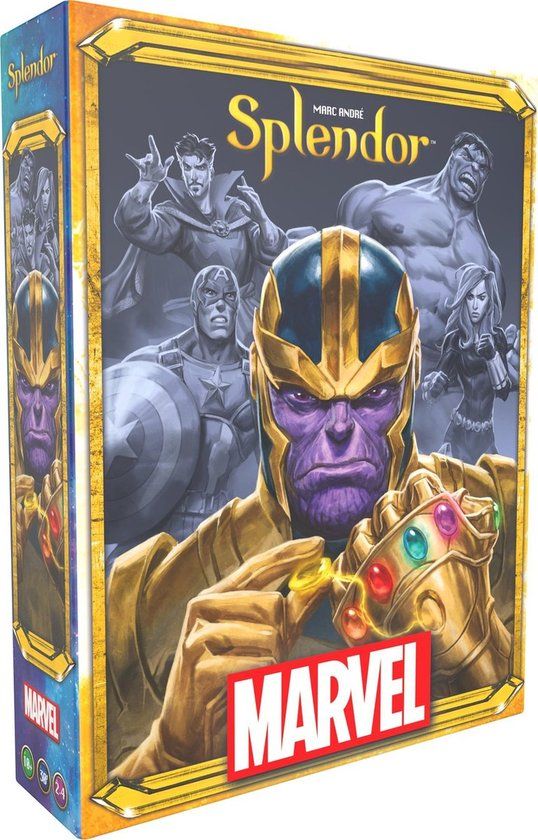 Splendor Marvel - Bordspel - Engelstalige uitgave - Strategisch spel - The Avengers - 10+ jaar
