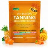 P-Beauty Cosmetic Accessories Gommes bronzantes naturelles Protection solaire Carotène Vitamines A C D E Gommes