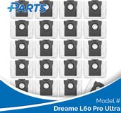 Plus.Parts Dreame L60 Pro Ultra Sacs aspirateur (20 Pièces)