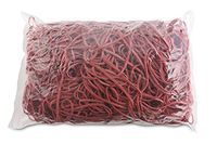 OFFICE PRODUCTS Rubberen banden Diameter: 130mm Kleur: Rood/Gewicht: 1000g