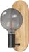 Osram DECOR Wood Wall wandlamp, zwart, E27