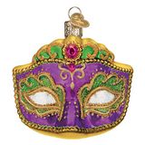 Old World Christmas Mardi Gras Masker