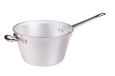Pentole Agnelli Professional 3 Mm. Polenta Pot met aluminium handvat, diameter 40 cm, zilver