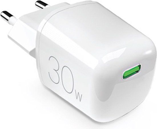 Puro Elektrik Puro Mini Pro 30W Gan Usb-C Oplader Wit
