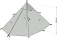 DD Hammocks DD SuperLight Pyramid Tent Family Size Groen