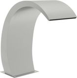 vidaXL Zwembadfontein Roestvrij Staal 22x60x70 cm Zilver