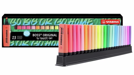 STABILO BOSS ORIGINAL Deskset met 23 kleuren