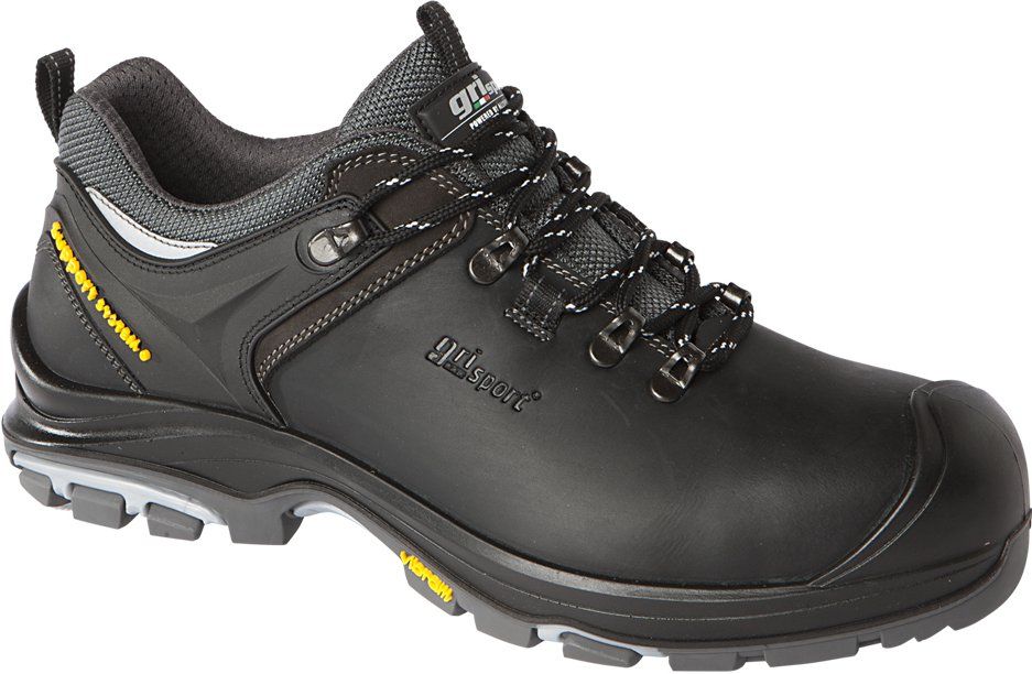 Grisport Eston S3 veiligheidschoen zwart/zilver 45 heren