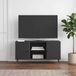 Maison Exclusive - Meuble TV : 102 x 34,5 x 50 cm, noir, en panneau de particules
