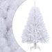 VidaXL Sapin de Noël artificiel avec charnières et support 120 cm blanc