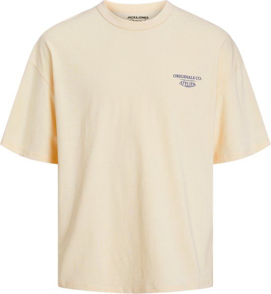 Jack & Jones Santorini Oversize Fit Tee - Beige - Men's Size S