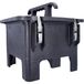 as - Schwabe Lege behuizing van massief rubber met draagrails, 360 x 340 x 330 mm, robuuste elektrische behuizing, zwart, voor industrie, werkplaats en bouwplaats