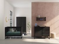 Cabino Born Lucky ® Babykamer Toscane 3 Delig Donkerbruin/Zwart