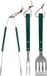 Nicolas Vahe Set de barbecue vert acacia et inox - set de 3
