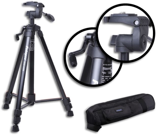 Rollei DIGI 9300 Tripod - Black - 3kg Max. - 150cm Max. Height
